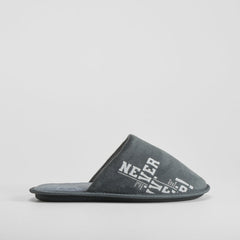 Zapatilla casa abierta gris oscuro OLYNE