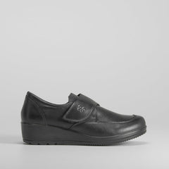 Zapato velcro confort piel COMFEET