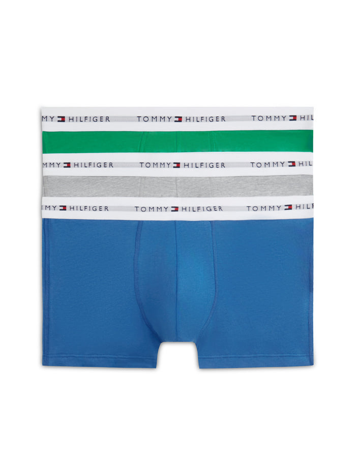 3-Pack Original Logo Trunks in Jade