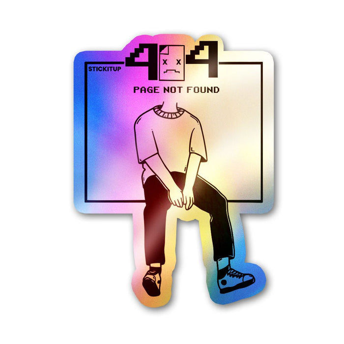 404 Holographic Stickers - Holographic stickers | STICK IT UP
