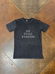 111 Still Pushing Tee - Black Stone