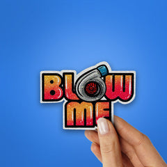 Blow Me Glitter Sticker - Glitter Stickers | STICK IT UP
