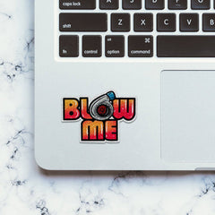 Blow Me Glitter Sticker - Glitter Stickers | STICK IT UP