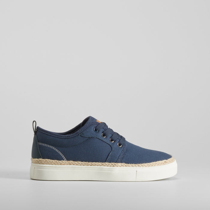 Blucher lona azul SEVEN FIVE