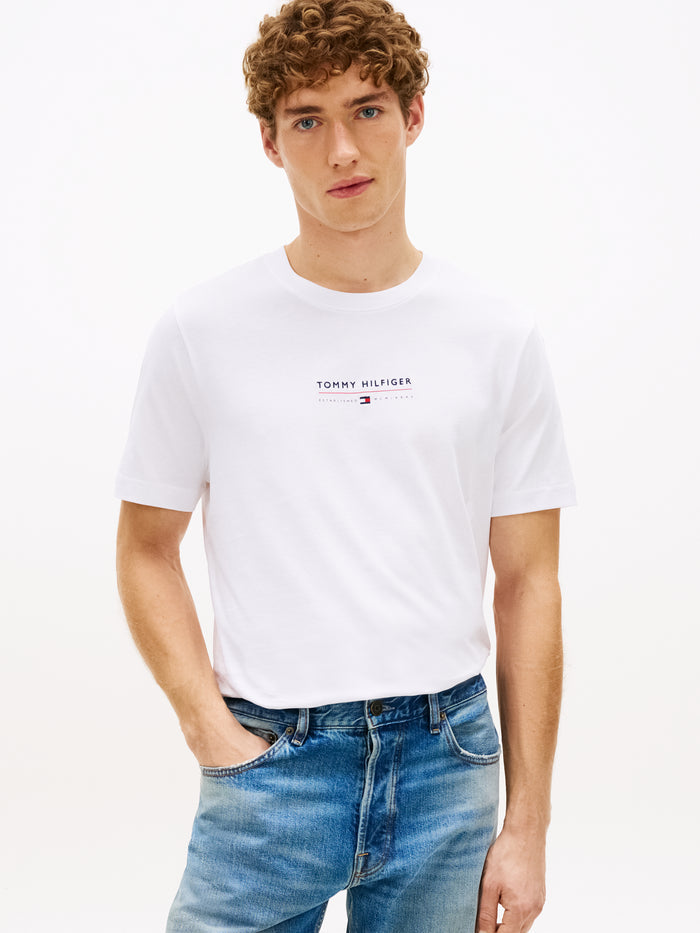 Brand Love Lockup Tee in White