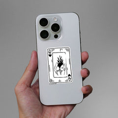 BURN CARD QUEEN Sticker - Stickers | STICK IT UP