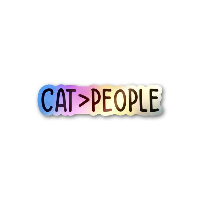 Cat.Pelople Holographic Sticker - Holographic stickers | STICK IT UP