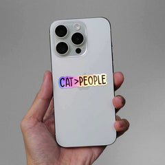 Cat.Pelople Holographic Sticker - Holographic stickers | STICK IT UP