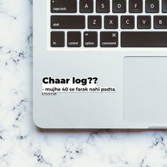 CHAAR LOG Sticker - Stickers | STICK IT UP