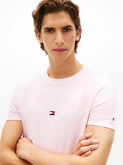Chest Logo Tee in Pink Lily