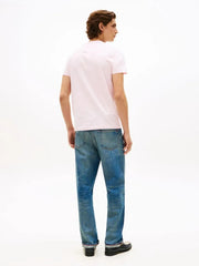 Chest Logo Tee in Pink Lily