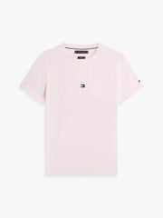 Chest Logo Tee in Pink Lily