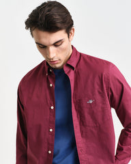 Classic Poplin Shirt in Wine