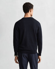 Classic V-Neck Sweater in Navy
