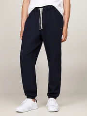 Cuffed Leg Fleece Joggers in Navy