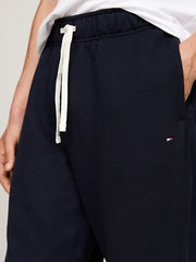 Cuffed Leg Fleece Joggers in Navy
