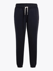Cuffed Leg Fleece Joggers in Navy