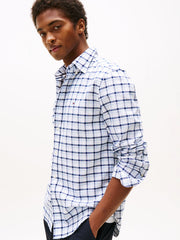 Easy Check Oxford Shirt in Blue