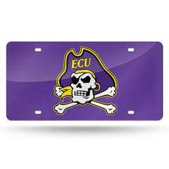 ECU Purple Laser Cut Auto Tag