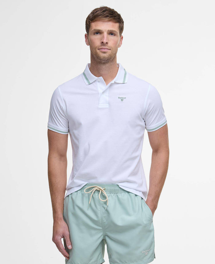 Ferrybridge Lightweight Polo in White