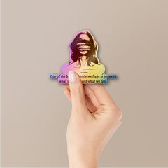 Fight Feel Sticker Holographic Stickers - Holographic stickers | STICK IT UP