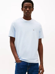 Flag Embroidery Tee in Blue