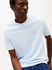 Flag Embroidery Tee in Blue