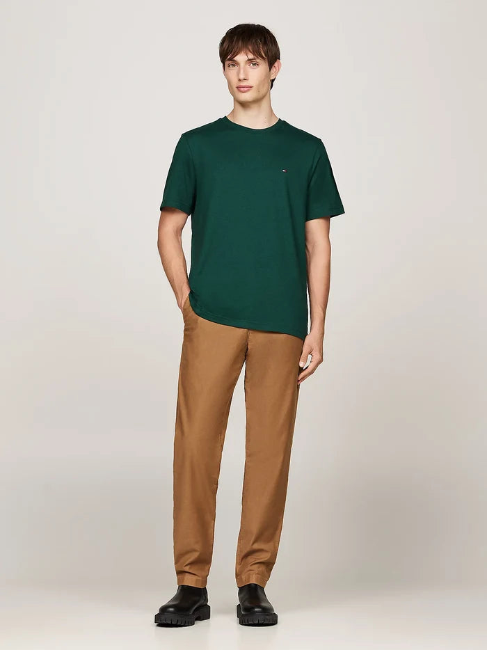 Flag Embroidery Tee in Green
