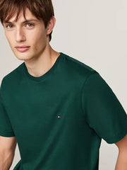 Flag Embroidery Tee in Green