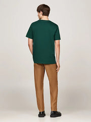 Flag Embroidery Tee in Green