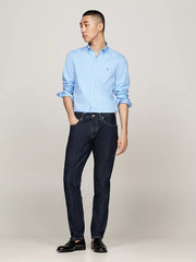 Flex Slim Dobby Shirt in Blue