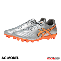 ASICS Football Shoes DS LIGHT PRO AG (PURE SILVER/SHOCKING ORANGE)