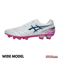 ASICS Football Shoes DS LIGHT PRO WIDE (WHITE/DIGITAL SAKURA) - Nemuree Shop - Online Sports Store