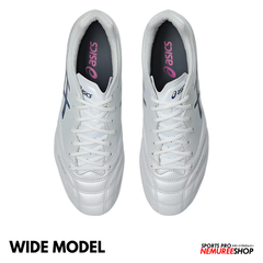 ASICS Football Shoes DS LIGHT PRO WIDE (WHITE/DIGITAL SAKURA) - Nemuree Shop - Online Sports Store