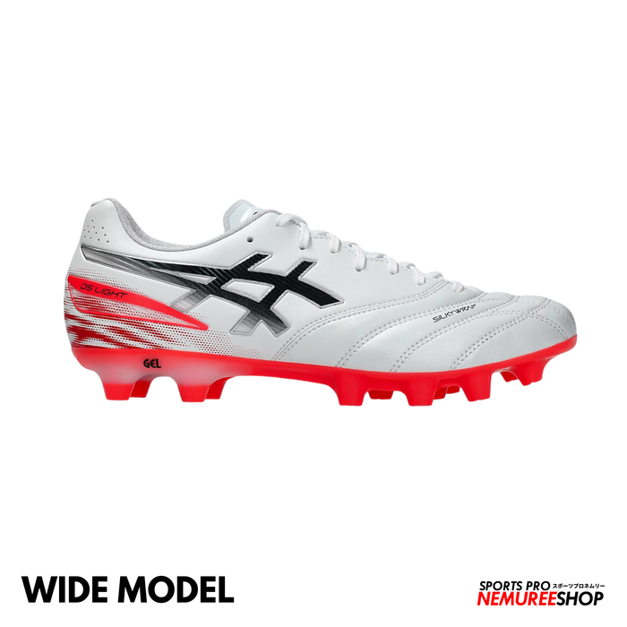 ASICS Football Shoes DS LIGHT PRO WIDE (WHITE/FLASH RED)