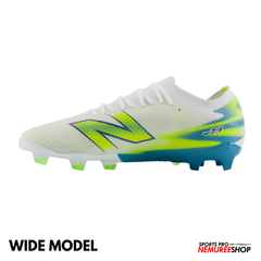 NEW BALANCE Football Shoes FURON TEAM FG V9 WIDE (WHITE / ALKALINE GREEN)
