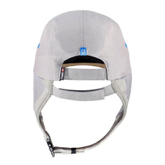 Forward WIP surf cap in shell grey with adjustable strap and mesh side panels, watersports hat.