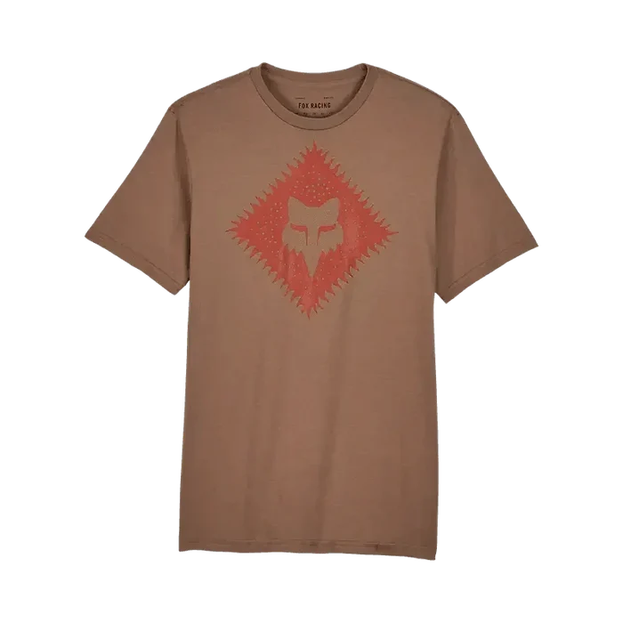 Fox Leo Premium Mens Tee Chai Brown - Boardworx