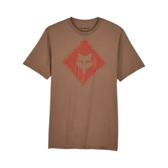 Fox Leo Premium Mens Tee Chai Brown - Boardworx
