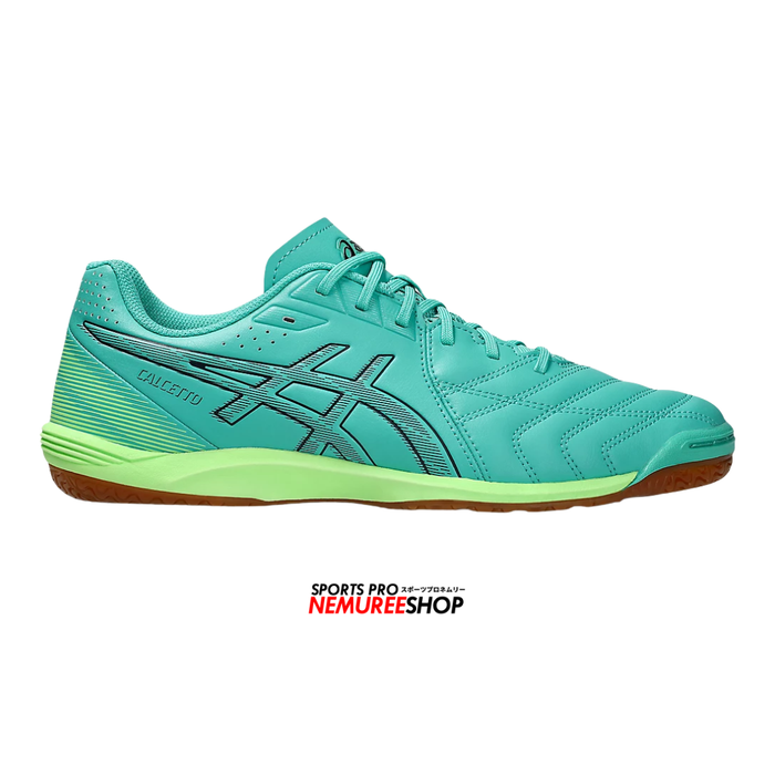 ASICS Futsal Shoes CALCETTO WD 9 (AURORA GREEN / MIDNIGHT) - Nemuree Shop - Online Sports Store