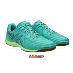 ASICS Futsal Shoes CALCETTO WD 9 (AURORA GREEN / MIDNIGHT) - Nemuree Shop - Online Sports Store