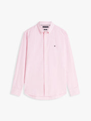 Gingham Check Poplin Shirt in Pink