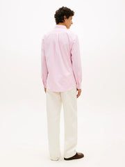 Gingham Check Poplin Shirt in Pink
