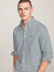 Gingham Oxford Shirt in Green
