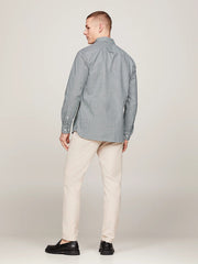 Gingham Oxford Shirt in Green