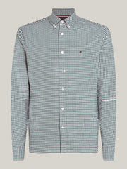Gingham Oxford Shirt in Green