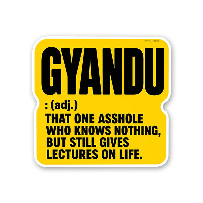 Gyandu Sticker - Stickers | STICK IT UP