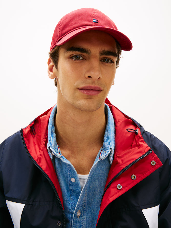 Hilfiger Flag Baseball Cap in Red
