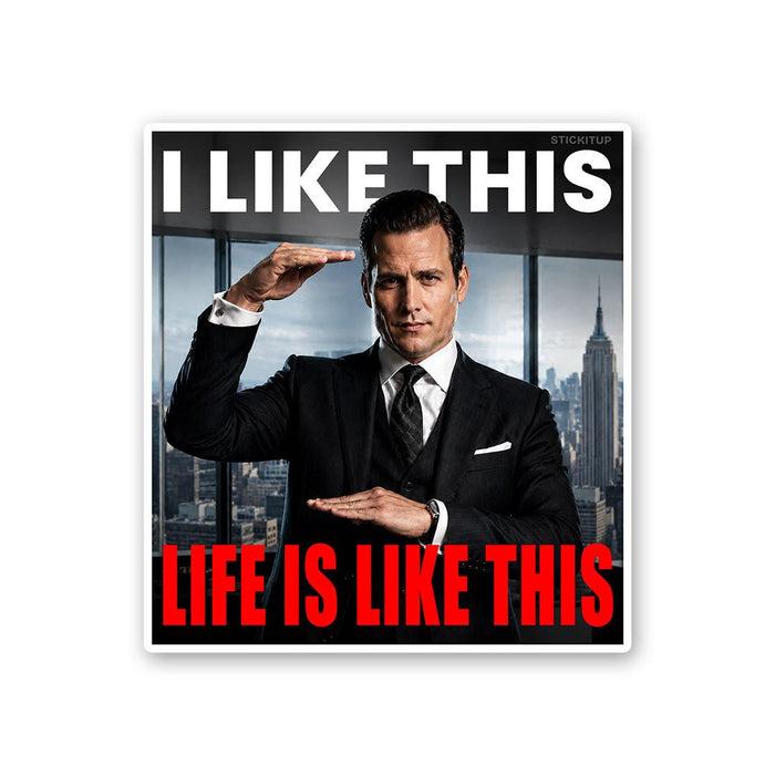 I Like This Life Is Like This 2 Sticker - Stickers | STICK IT UP