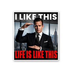 I Like This Life Is Like This 2 Sticker - Stickers | STICK IT UP